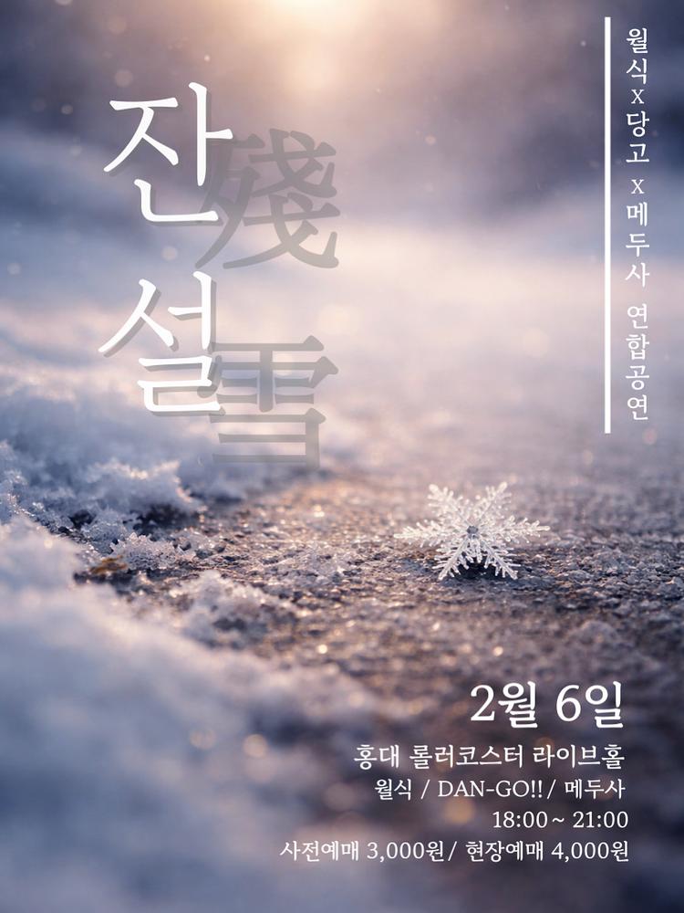 殘雪 : 잔설